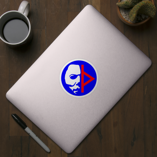 Michael Myers / Thorn Symbol (Red,White & Blue) by The_Shape